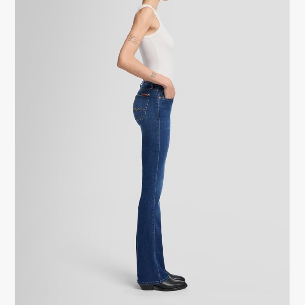 7 For All Mankind Kimmie Bootcut Dark Indigo Jeans